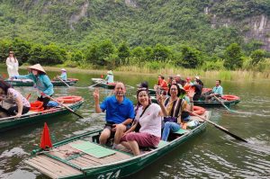 Boating on Trang An
