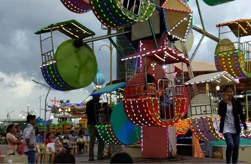 Going to Koh Pich children's park