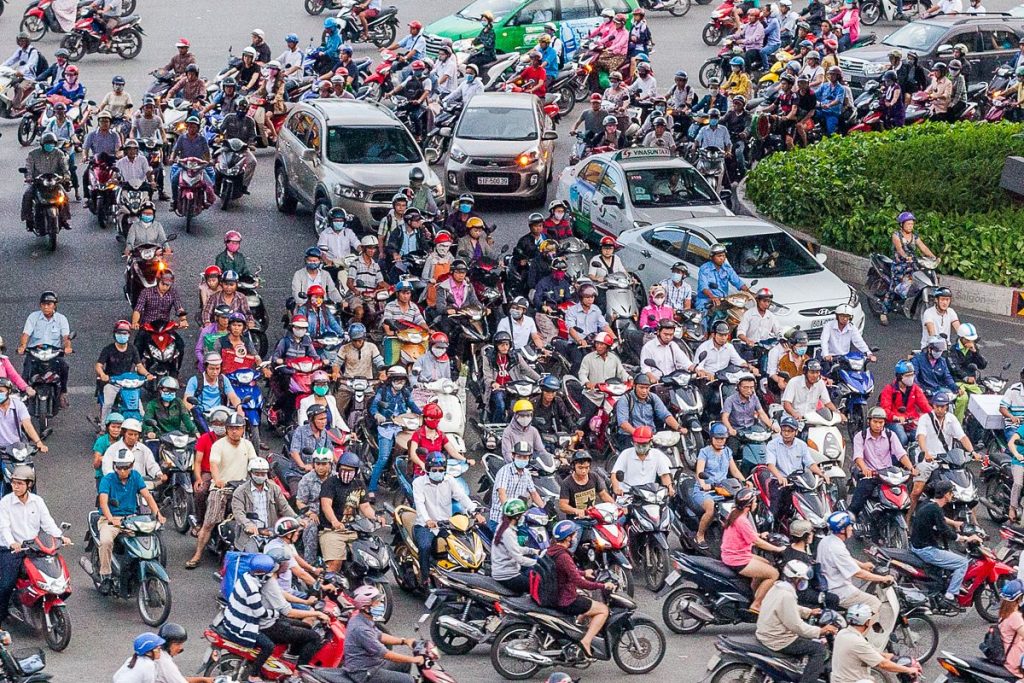 Traffic in Vietnam can be chaotic and challenging, especially for first-time visitors.