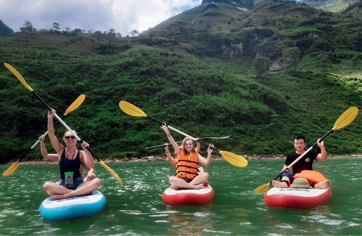 Kayaking On The Emerald Waters