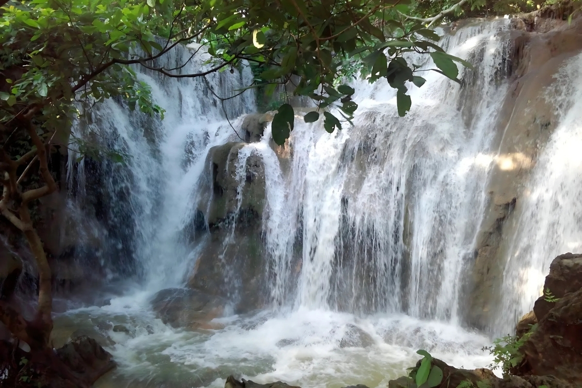 Elephant Waterfall is one of the most powerful and dramatic waterfalls in the region