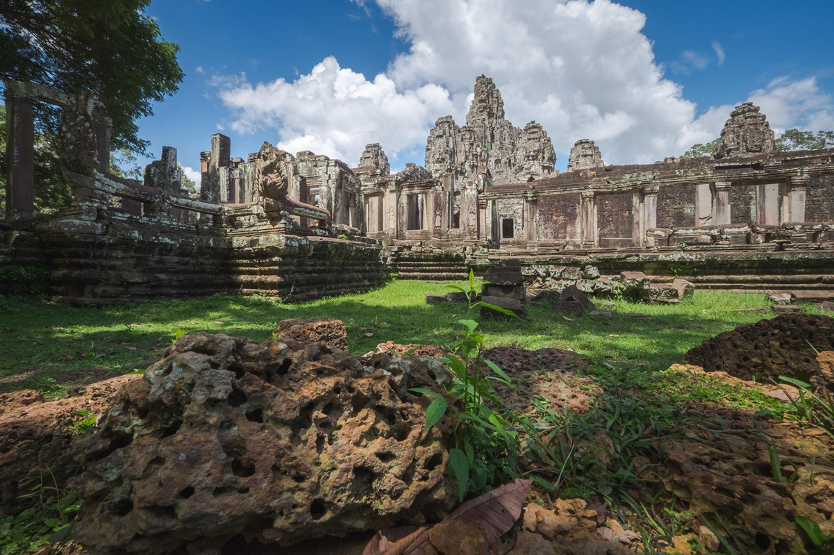 View of Angkor complex near Bayon Temple