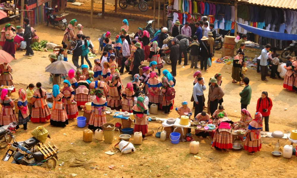 Bac Ha market Sapa Vietnam