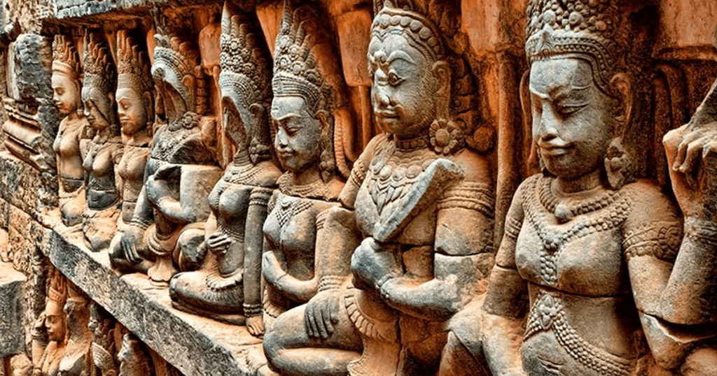 Cambodia best travel time guide showing best time to visit, weather seasons, and festivals