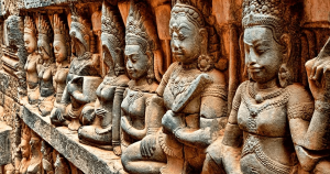 Cambodia best travel time guide showing best time to visit, weather seasons, and festivals