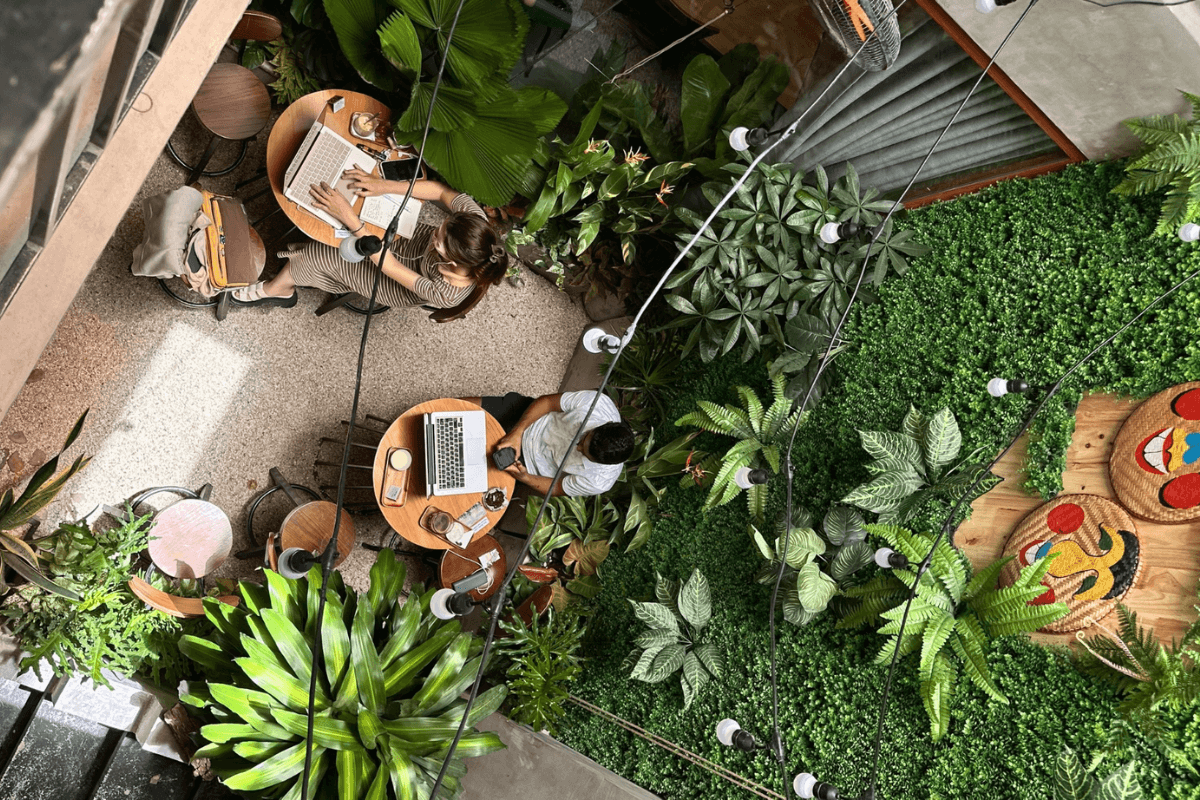 Tonkin Garden Café (hidden cafe in saigon) - A hidden Indochine-style oasis where timeless charm meets Saigon's quiet side.