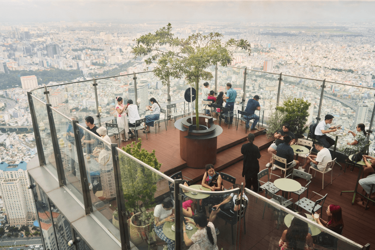 Blank Lounge (Secret Entrance) - A sky-high hidden lounge offering breathtaking panoramic views above Ho Chi Minh City.