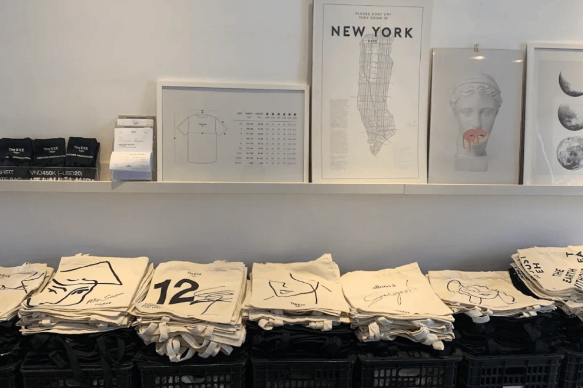 The E.Y.E Saigon Café & Retail - A minimalist café with stunning city views and a curated creative atmosphere.