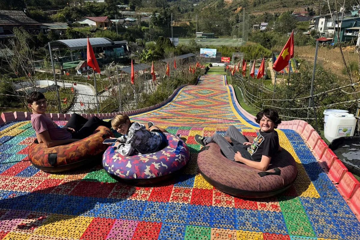 Rainbow Slide at Swing Sapa