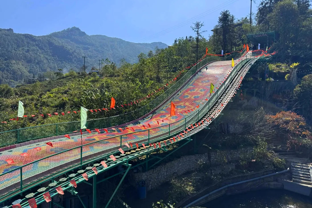 Rainbow Slide at Sapa Green Valley